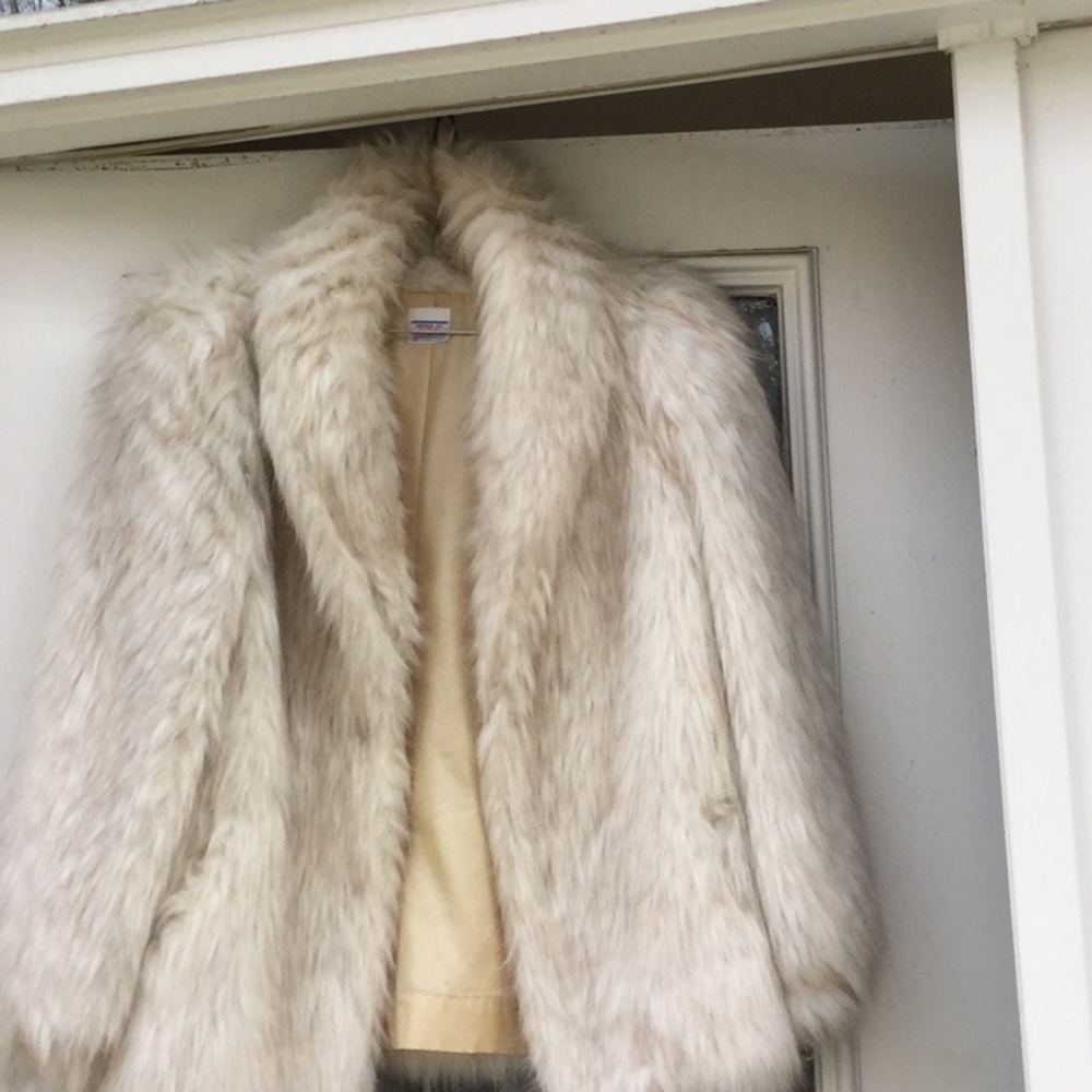 Faux fur jacket
